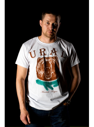 Футболка -"URAL Mountain Region" -Оскал